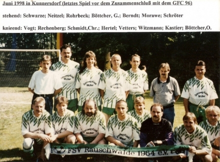 Erste Mannschaft 1998